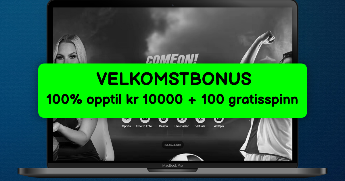 Comeon Casino banner